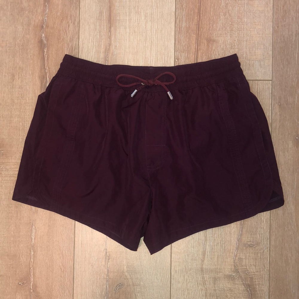 Dolce & Gabbana Men’s Burgundy Swim Shorts